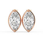 Load image into Gallery viewer, Luminous Love Lab Grown Diamond Stud Earrings by Stefee Jewels