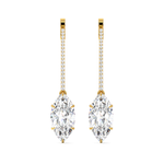 Load image into Gallery viewer, Exqusite Lab Grown Diamond Drop  Earrings By Stefee Jewels