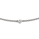 Load image into Gallery viewer, Bazel Set 5 Lab Grown Diamond Bracelet by Stefee