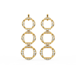 Load image into Gallery viewer, Glittering Charms Lab Grown Diamond Drop Earrings by Stefee Jewels