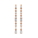 Load image into Gallery viewer, Diamond Fringe Earrings  Studs By Stefee Jewels