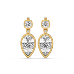 Load image into Gallery viewer, The Leafy  Lab Grown Diamond Earrings By Stefee Jewels