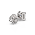 Load image into Gallery viewer, Solitaire Princess Lab Grown Diamond Studs Earrings by Stefee