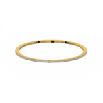 Load image into Gallery viewer, Metro bangle with Lab Grown Diamonds - Small by Stefee