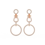 Load image into Gallery viewer, Hoops on Hoops  Lab Grown Diamond Earrings By Stefee Jewels