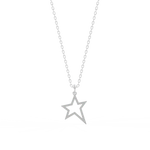 Load image into Gallery viewer, Open Star Lab Grown Diamond Pendant by Stefee
