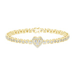 Load image into Gallery viewer, Delicate Lab Grown Diamond Bracelet by Stefee Jewels