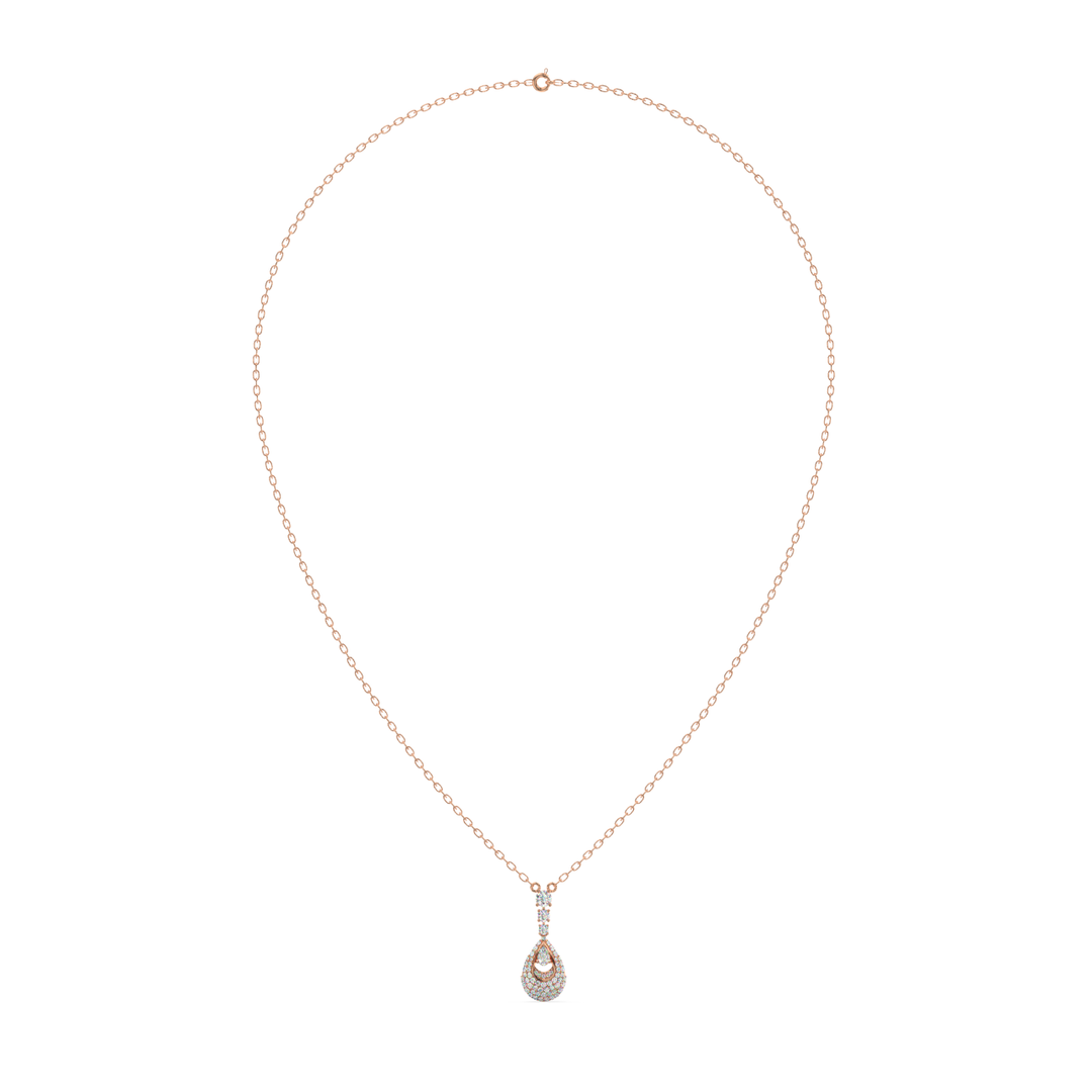 Queenly-Studden  Lab Grown Diamond  Pendant by Stefee Jewels