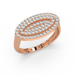Load image into Gallery viewer, Oval Lab Grown Diamond   Ring by Stefee Jewels