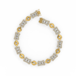 Load image into Gallery viewer, Minimalist Sparkle Lab Grown Diamond Chain Bracelet by Stefee Jewels