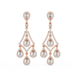 Load image into Gallery viewer, Sparkling Cubic  Lab Grown DiamondStuds By Stefee Jewels