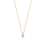 Load image into Gallery viewer, Solitaire Oval Lab Grown Diamond Pendant by Stefee