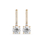Load image into Gallery viewer, Classic  Lab Grown Diamond  Dangles By Stefee Jewels
