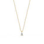 Load image into Gallery viewer, Solitaire Pear Lab Grown Diamond Pendant by Stefee