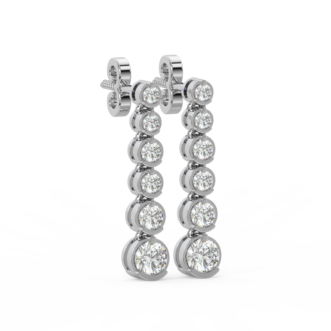 Partywear Traditional Lab Grown Diamond Earrings By Stefee Jewels