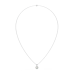 Load image into Gallery viewer, Gleaming Stone Lab Grown Diamond  Pendant Set by Stefee Jewels