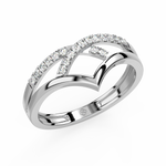 Load image into Gallery viewer, Crown  Lab Grown Diamond Ring by Stefee Jewels