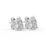 Load image into Gallery viewer, Solitaire Pear Lab Grown Diamond Studs Earrings by Stefee