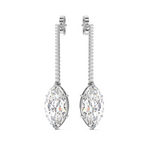 Load image into Gallery viewer, Exqusite Lab Grown Diamond Drop  Earrings By Stefee Jewels