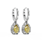 Load image into Gallery viewer, Radiant Reflections Lab Grown Diamond Drop Earrings by Stefee Jewels