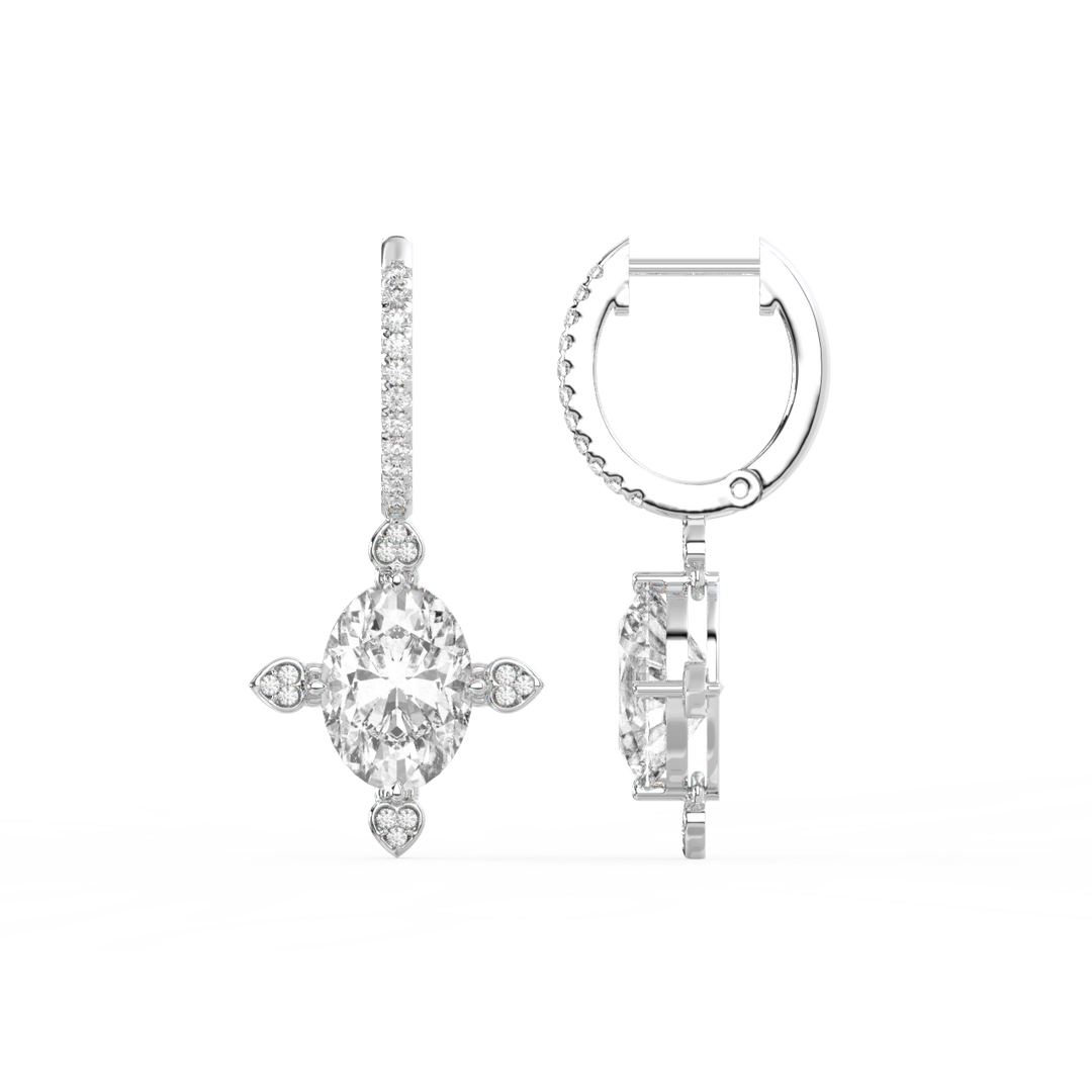 Minimalist  Lab Grown Diamond  Studs By Stefee Jewels