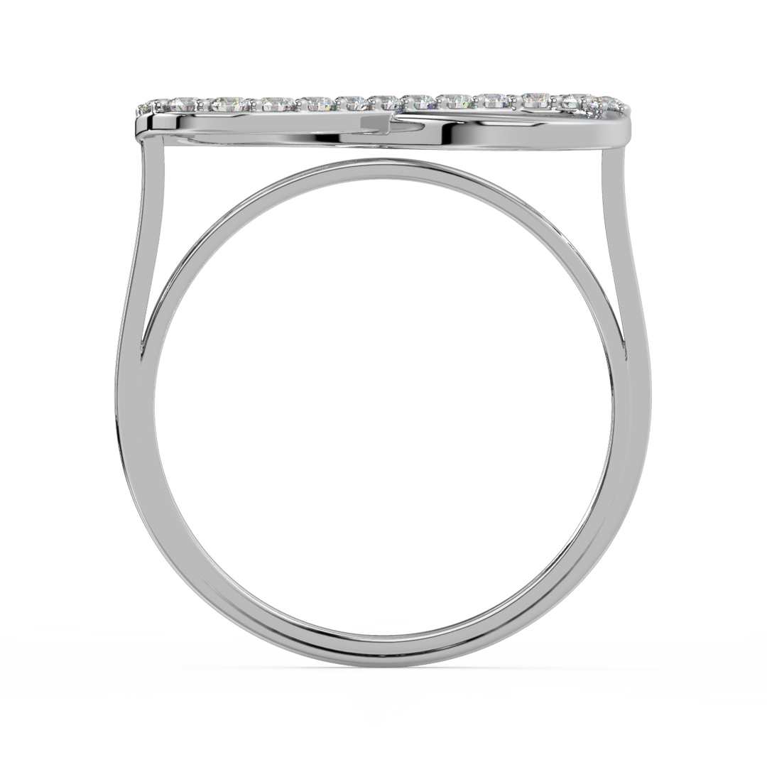 Infinity Lab Grown Diamond Ring by Stefee Jewels