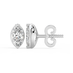 Load image into Gallery viewer, Luminous Love Lab Grown Diamond Stud Earrings by Stefee Jewels