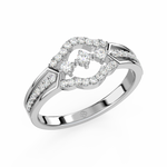 Load image into Gallery viewer, The Connected Stones Lab Grown Diamond Ring by Stefee Jewels
