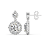 Load image into Gallery viewer, Signature Cross  Lab Grown Diamond Studs By Stefee Jewels