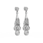 Load image into Gallery viewer, Ambrosia Star Lab Grown Diamond Drop Earrings by Stefee Jewels