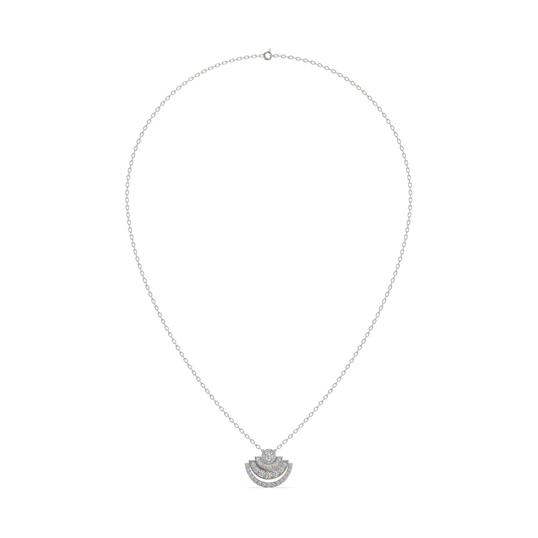 Moonshine Lab Grown Diamond Studded Pendants by Stefee Jewels