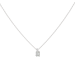 Load image into Gallery viewer, Solitaire Emerald Lab Grown Diamond Pendant by Stefee