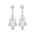 Load image into Gallery viewer, Sparkling Cubic  Lab Grown DiamondStuds By Stefee Jewels
