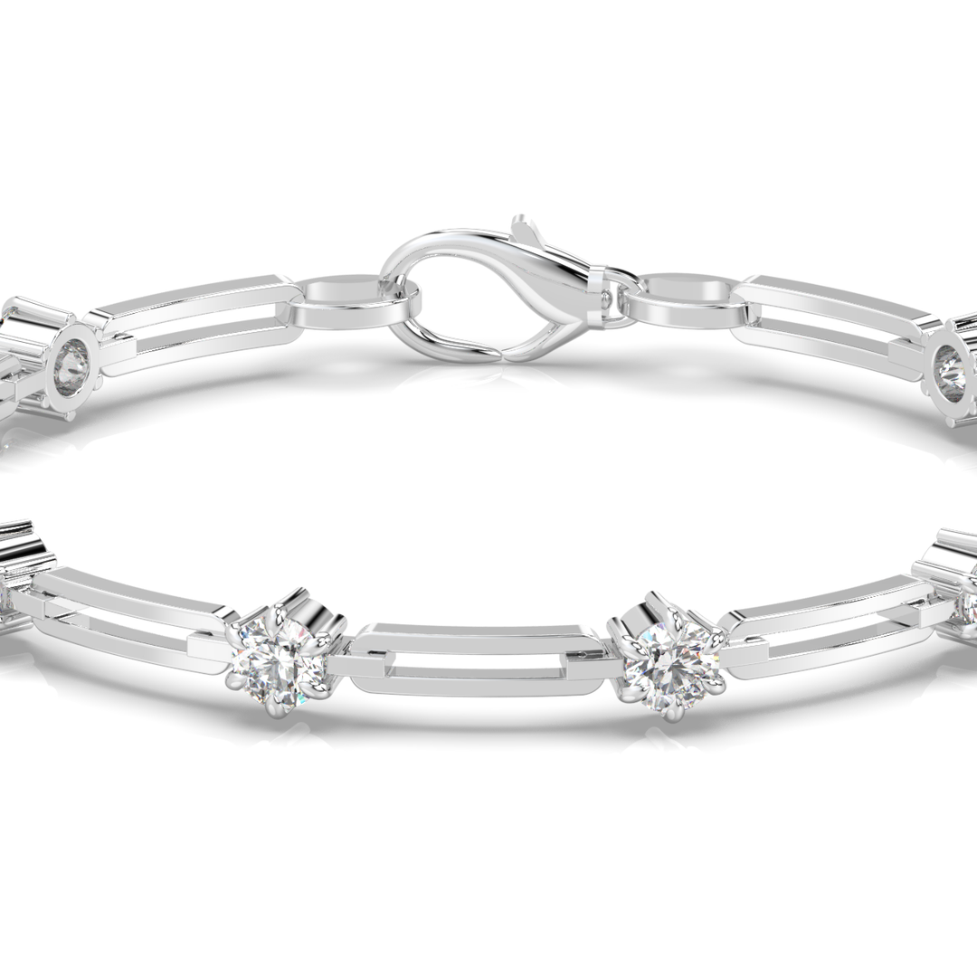 Statement Lab Grown Diamond Bracelet for a Bold Look Stefee Jewels