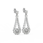 Load image into Gallery viewer, Flora Lab Grown Diamond  Danglers By Stefee Jewels