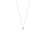 Load image into Gallery viewer, Solitaire Emerald Lab Grown Diamond Pendant by Stefee
