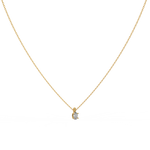 Load image into Gallery viewer, Solitaire Oval Lab Grown Diamond Pendant by Stefee