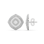Load image into Gallery viewer, Shimmering Light Lab Grown Diamond Studd Earrings by Stefee Jewels