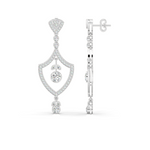 Load image into Gallery viewer, Sparkling Stars Lab Grown Diamond Drop Earrings by Stefee Jewels