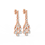 Load image into Gallery viewer, Tiny Drops Lab Grown Diamond   Earrings By Stefee Jewels
