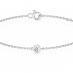 Load image into Gallery viewer, Bezel Set Lab Grown Diamond Bracelet by Stefee