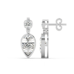 Load image into Gallery viewer, The Leafy  Lab Grown Diamond Earrings By Stefee Jewels