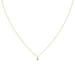 Load image into Gallery viewer, Solitaire Oval Lab Grown Diamond Pendant by Stefee