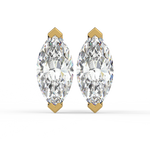 Load image into Gallery viewer, Solitaire Marquise Lab Grown Diamond Studs Earrings by Stefee