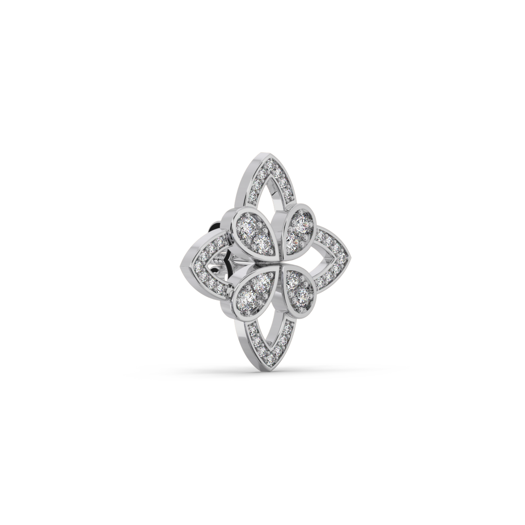 Butterfly & Spade Lab Grown Diamond Studs By Stefee Jewels
