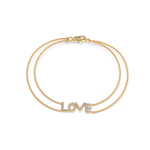 Load image into Gallery viewer, Love Chain Lab Grown Diamond Bracelet by Stefee