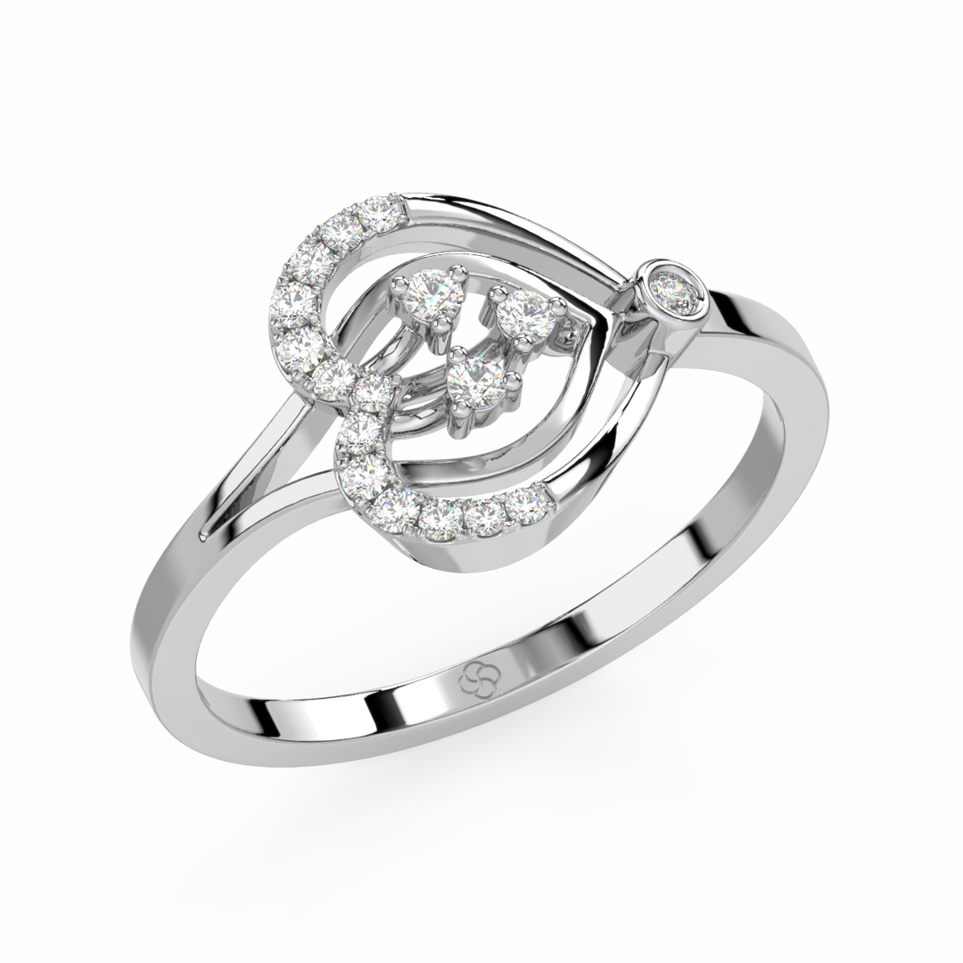 Cocktail  Lab Grown Diamond Ring by Stefee Jewels