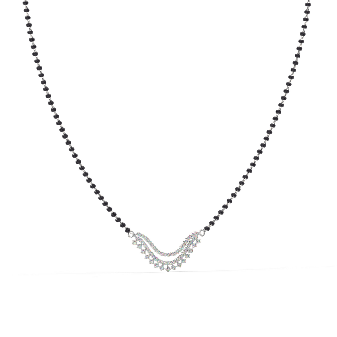 Sparkling Elegant  Lab Grown Diamond Necklace by Stefee Jewels