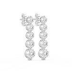 Load image into Gallery viewer, Elegant Double  Lab Grown Diamond Studs By Stefee Jewels