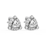 Load image into Gallery viewer, Triangle Fiesta lab Grown Diamond  Pendant Set by Stefee Jewels